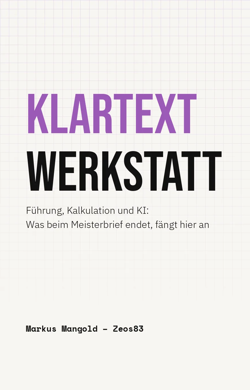 Buchcover Klartext Werkstatt