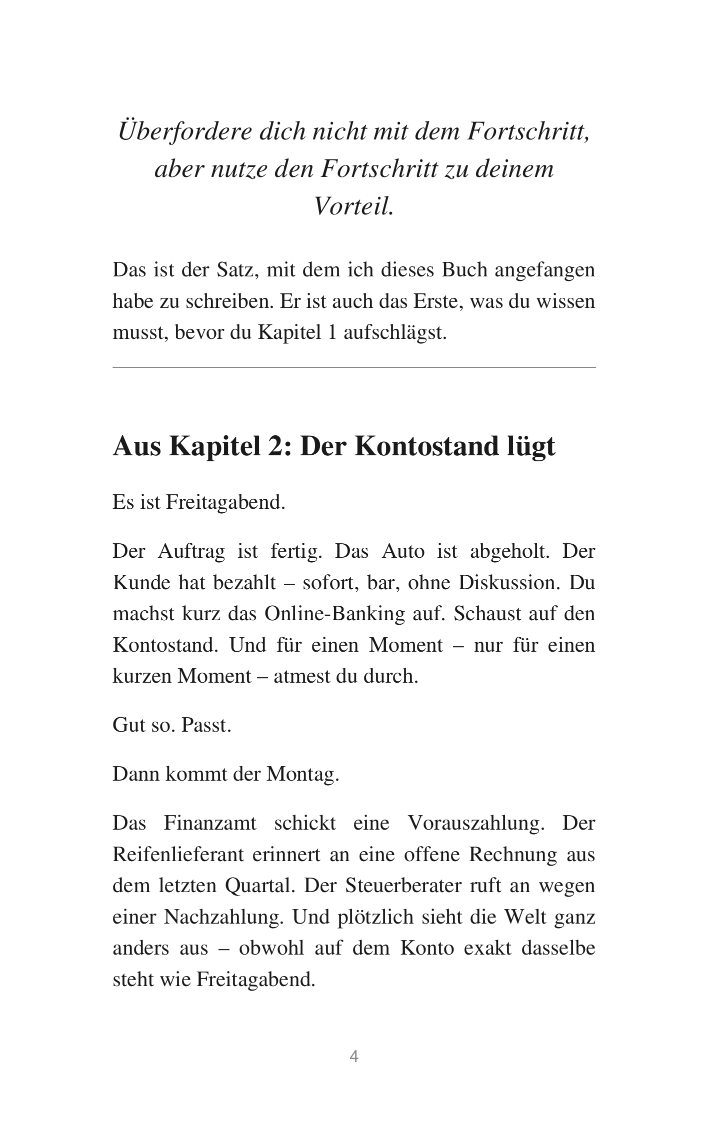 Klartext Werkstatt – Leseprobe Seite 4