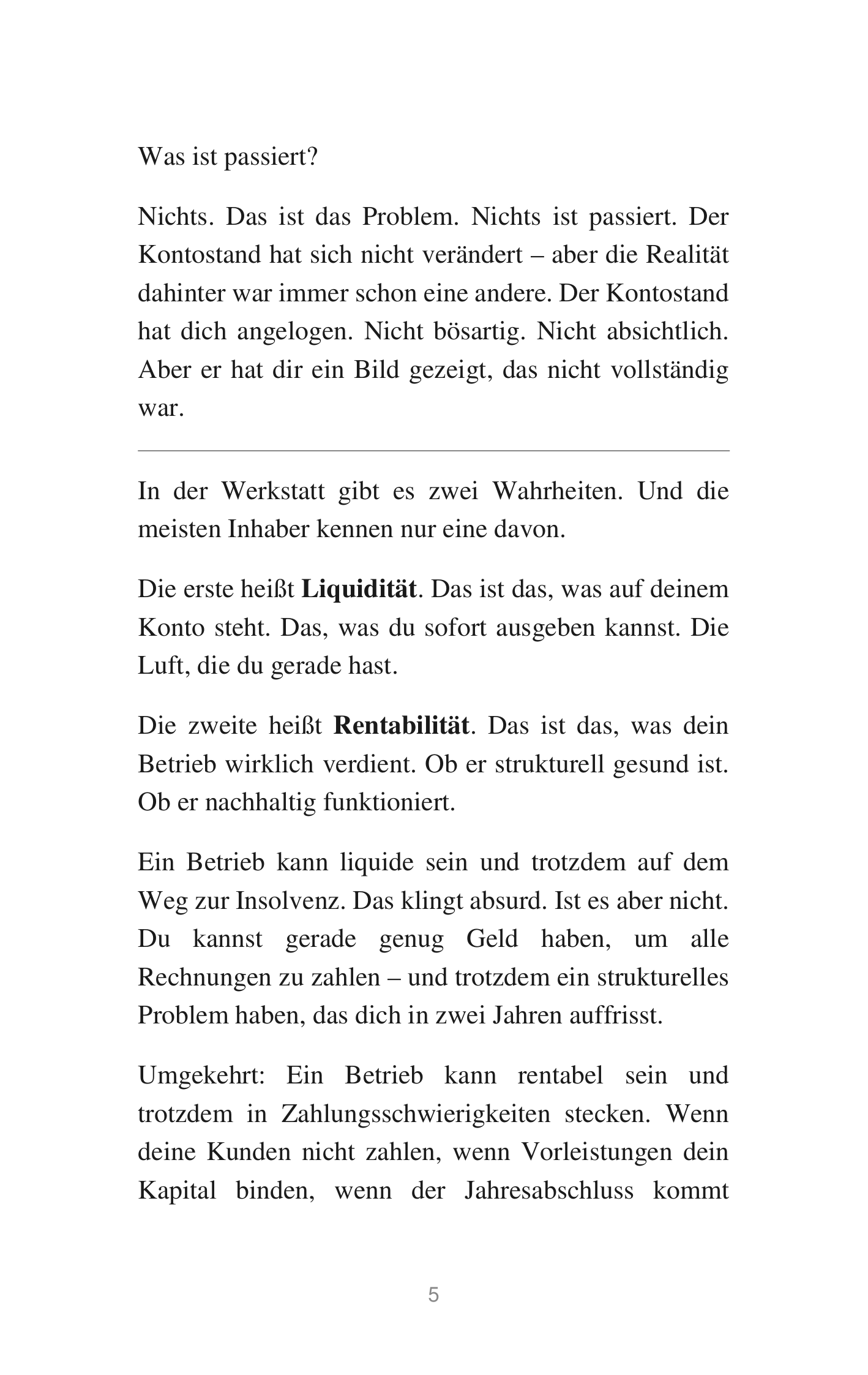 Klartext Werkstatt – Leseprobe Seite 5